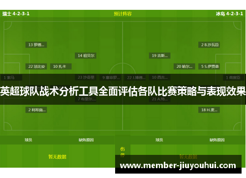 英超球队战术分析工具全面评估各队比赛策略与表现效果